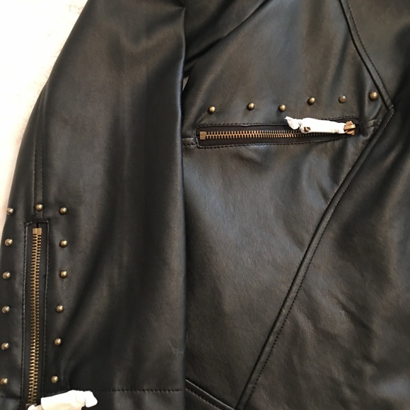 Brand new faux leather jacket - Picture 3 of 9
